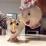 Cartoon Beauty And The Beast Teapot